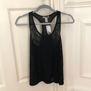 Forever 21 Active Mesh Racerback Tank Top